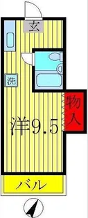 スカイハイツ【2階】の間取り