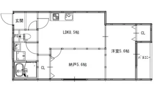 EIJU吹田内本町【2階】の間取り