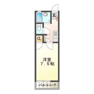 メゾンシャルム【2階】の間取り