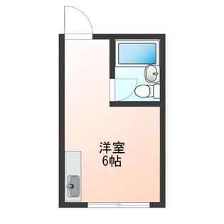 玉出ハイツ21【2階】の間取り
