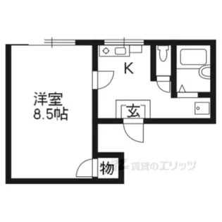 ベルステージ東山【2階】の間取り
