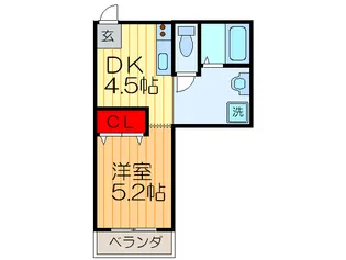 リバ-シャイン【3階】の間取り