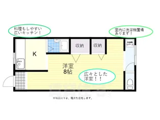 遠里小野文化【1階】の間取り