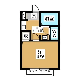 ☆輝・ル・シェル【1階】の間取り