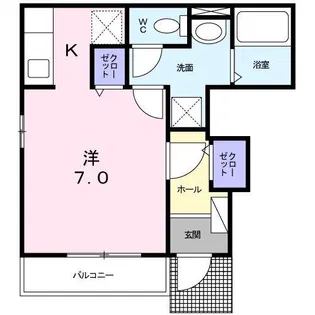 VERT COURT【1階】の間取り
