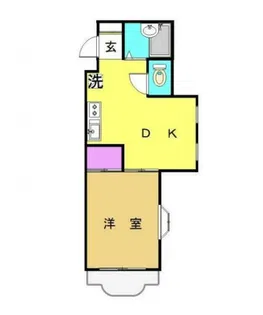 ラフォーレ末長【2階】の間取り