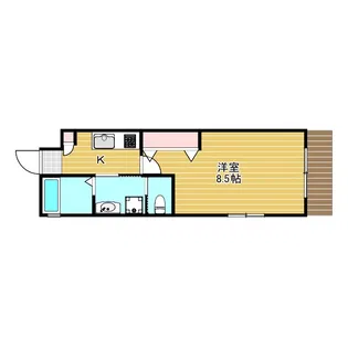 ワコーレヴィータ上新庄EAST【1階】の間取り