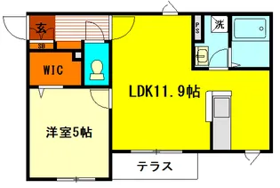 リラコート【1階】の間取り