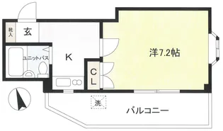 メロディハイム B【2階】の間取り