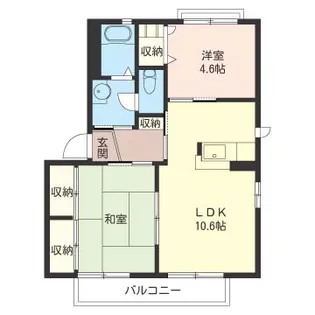 バリュージュ・S【2階】の間取り