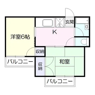 ☆シャルルコーポ紫原☆【3階】の間取り
