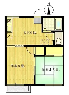 コーポかむら【2階】の間取り