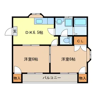 アレストイワカミ2【2階】の間取り