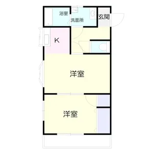 新和ハイツ【2階】の間取り