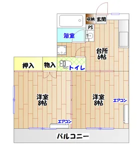 パークサイドワン【3階】の間取り
