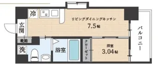 ルネッサンス21赤坂けやき通り【10階】の間取り