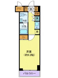 Rising place石川町【6階】の間取り