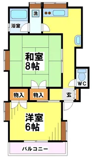 東京都調布市東つつじケ丘2【アパート】の間取り