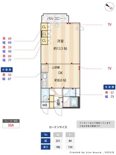 ティーズガーデン千駄ヶ谷【1階】の間取り