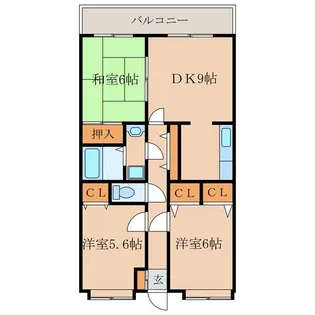 グレースヌーブ【2階】の間取り