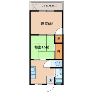 中村ビル【2階】の間取り