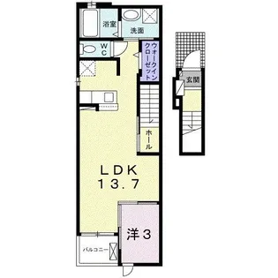 アウローラ【2階】の間取り