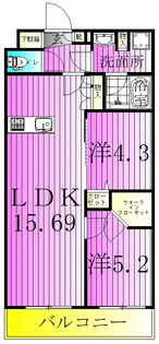 SPコート保塚町【5階】の間取り