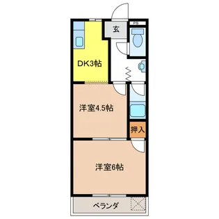 ブランドAZ【2階】の間取り