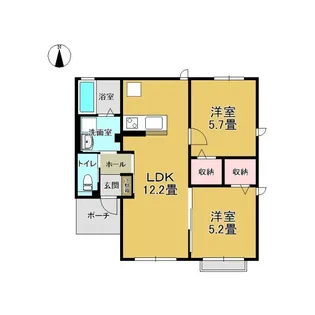 アリエッタ【1階】の間取り