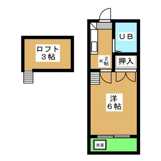 ステップ日野【1階】の間取り