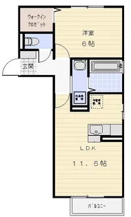 ジークレフ【1階】の間取り