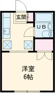 クリスタルコーポ【1階】の間取り