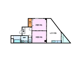 静岡県三島市広小路町【アパート】の間取り