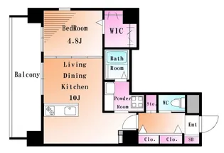 Breezian Meguro【4階】の間取り