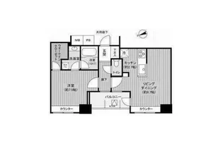 グランスイート虎ノ門【17階】の間取り