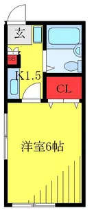 Kハイツ【1階】の間取り