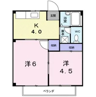 広島県福山市東深津町7【アパート】の間取り