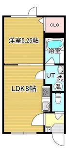 アーバンフェニックス【1階】の間取り