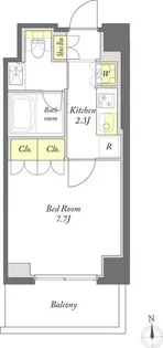 東京都新宿区西早稲田3【マンション】の間取り