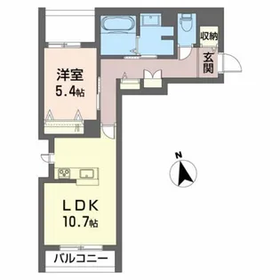 芙岳館【1階】の間取り