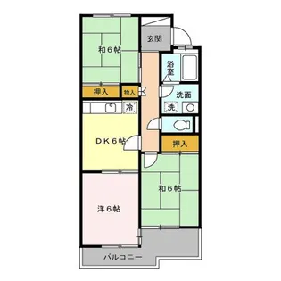ロイアルパレスシマ【1階】の間取り