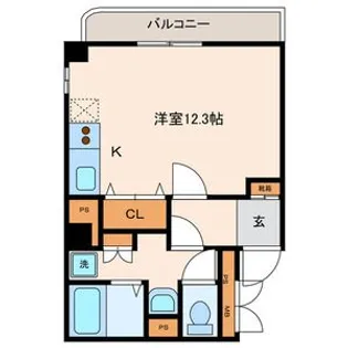 東京都港区芝3【マンション】の間取り
