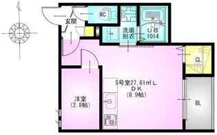 REGALEST VIGOR (レガリスト ヴィゴール)【1階】の間取り