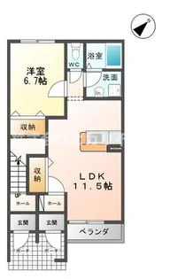 ゆず【1階】の間取り