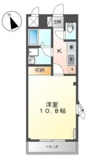 グリーンパレス【3階】の間取り