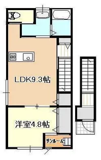 T-CREST青山新町【2階】の間取り