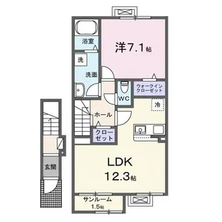アムール・K【2階】の間取り