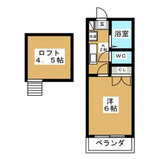シェレハイム【2階】の間取り