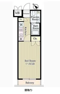 東京都練馬区北町6【マンション】の間取り