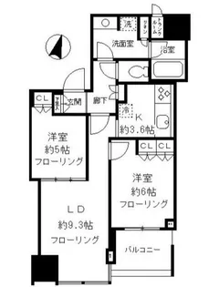 大崎ウエストシティタワーズ E棟【7階】の間取り